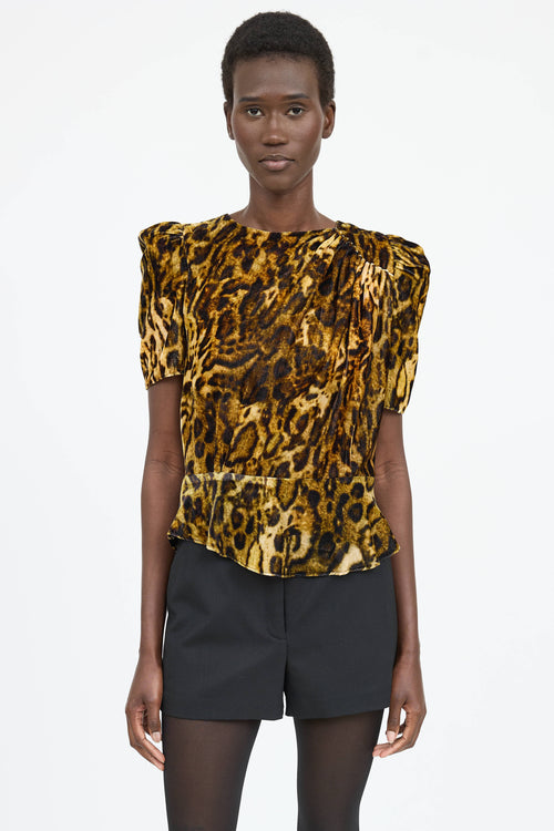 Isabel Marant Velvet Printed Top