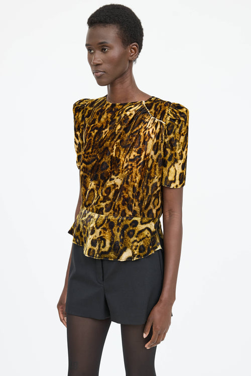 Isabel Marant Velvet Printed Top