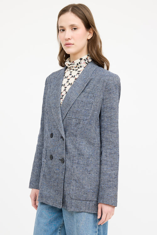 Isabel Marant Double Breasted Linen Blazer