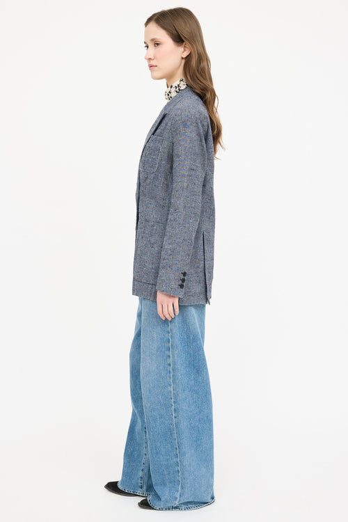 Isabel Marant Double Breasted Linen Blazer