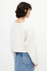 Isabel Marant Étoile Grey & Red Logo Sweatshirt
