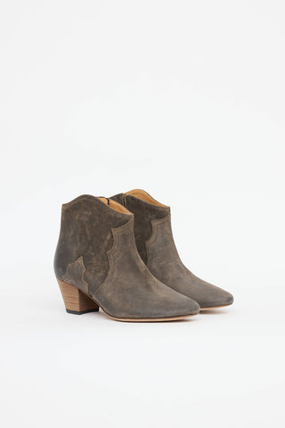 Isabel Marant Distressed Dicker Boot
