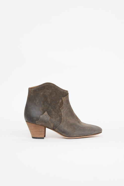 Isabel Marant Distressed Dicker Boot