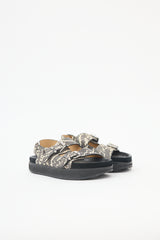 Isabel Marant Embossed Leather Ophie Sandal