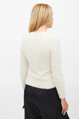 Isabel Marant Étoile Beige Fuzzy Olena Cardigan