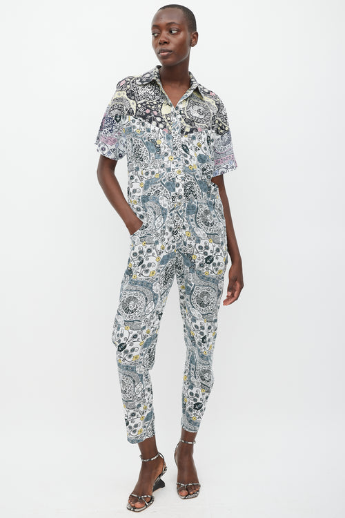 Isabel Marant Étoile Black & Multicolour Floral Jumpsuit