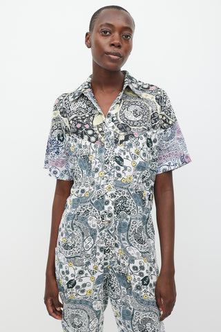 Isabel Marant Étoile Black & Multicolour Floral Jumpsuit