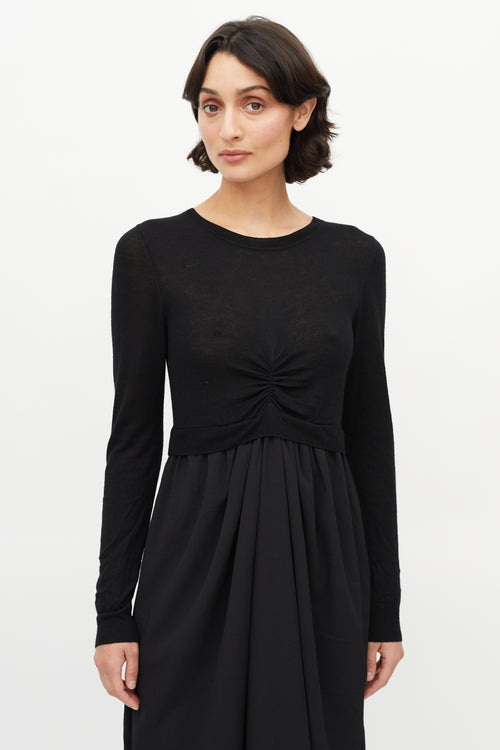 Isabel Marant Étoile Black Tie Sweater Dress