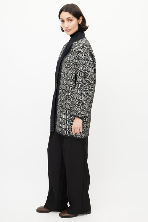 Isabel Marant Étoile Black & White Knit Jacket
