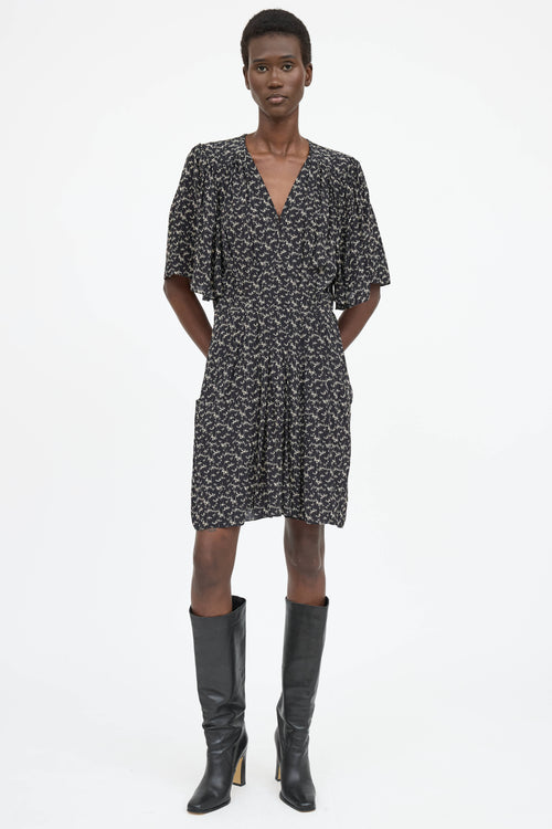 Isabel Marant Étoile Patterned Pleated Dress
