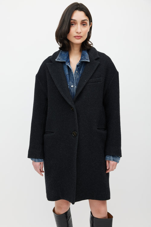 Isabel Marant Étoile Dark Grey Wool Coat