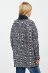 Isabel Marant Étoile Blue & White Gemotric Print Jacket