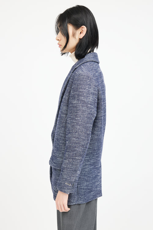 Isabel Marant Étoile Blue & White Wool Blazer