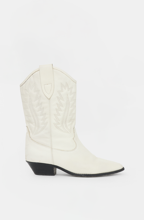 Isabel Marant Étoile Leather Dallin Western Boot