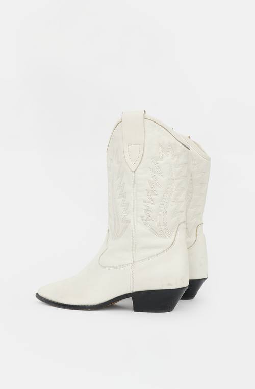 Isabel Marant Étoile Leather Dallin Western Boot