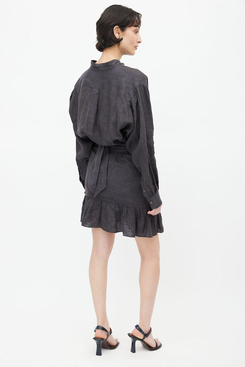 Isabel Marant Étoile Dark Grey Linen Skirt Set