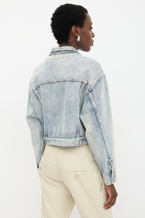 Isabel Marant Étoile Denim Tadia Cropped Jacket
