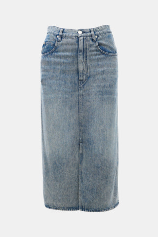 Isabel Marant Étoile Denim Tilauria Midi Skirt