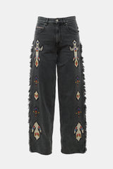 Isabel Marant Étoile Embroidered Maella Jeans