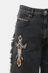 Isabel Marant Étoile Embroidered Maella Jeans