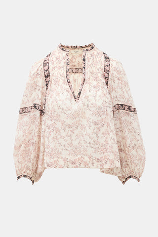 Isabel Marant Étoile Floral Violette Blouse