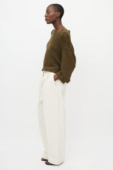 Isabel Marant Étoile Green Knit Long Sleeve Sweater