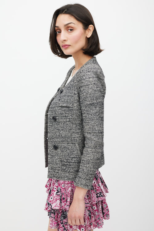 Isabel Marant Étoile Grey Wool Tweed Jacket