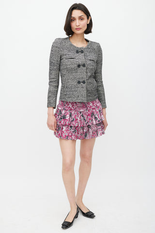 Isabel Marant Étoile Grey Wool Tweed Jacket