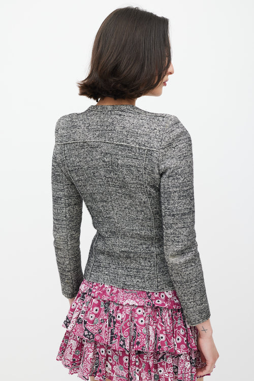 Isabel Marant Étoile Grey Wool Tweed Jacket