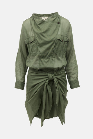 Isabel Marant Étoile Handkerchief Hem Shirt Dress