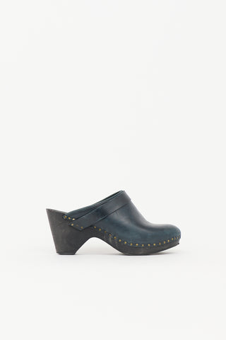 Isabel Marant Leather Towson Clog Mule