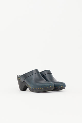 Isabel Marant Leather Towson Clog Mule