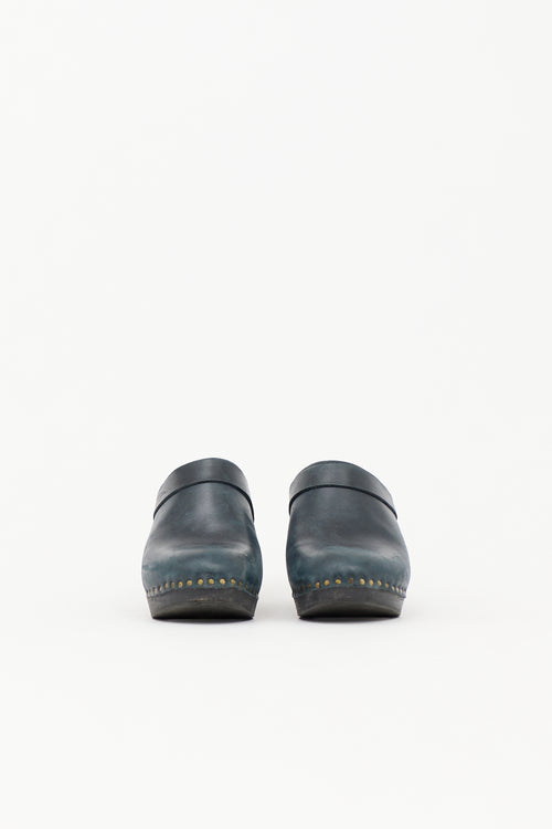 Isabel Marant Leather Towson Clog Mule