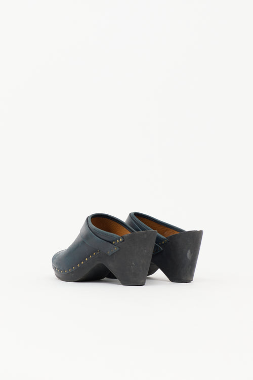 Isabel Marant Leather Towson Clog Mule