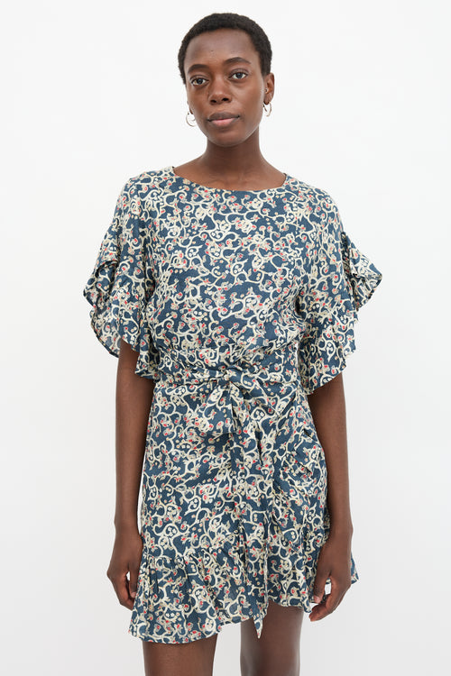 Isabel Marant Étoile Linen Delicia Wrap Dress