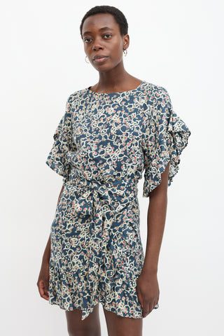 Isabel Marant Étoile Linen Delicia Wrap Dress