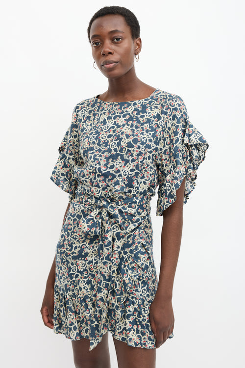Isabel Marant Étoile Linen Delicia Wrap Dress