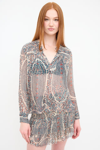 Isabel Marant Étoile Multi SIlk Serim Dress