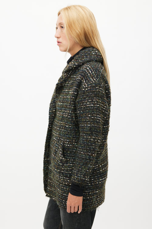 Isabel Marant Étoile Multicolour Tweed Wool Coat