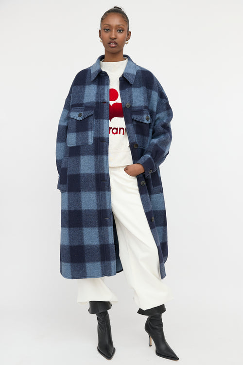 Isabel Marant Étoile Oversized Check Fontizi Coat