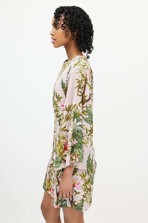 Isabel Marant Étoile Pink & Multicolour Floral Dress