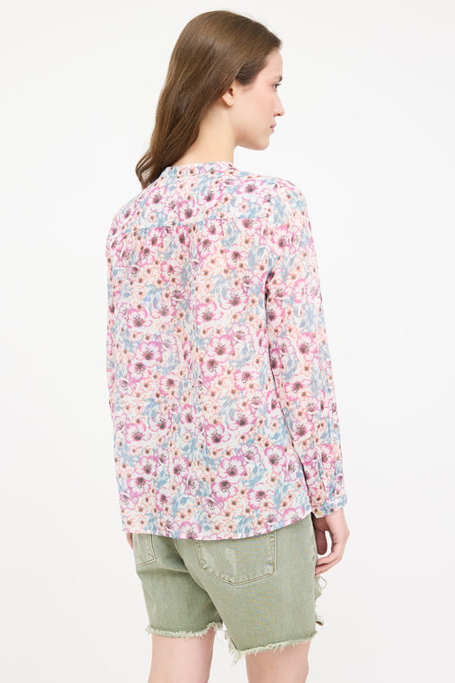 Isabel Marant Étoile Floral Sheer Blouse