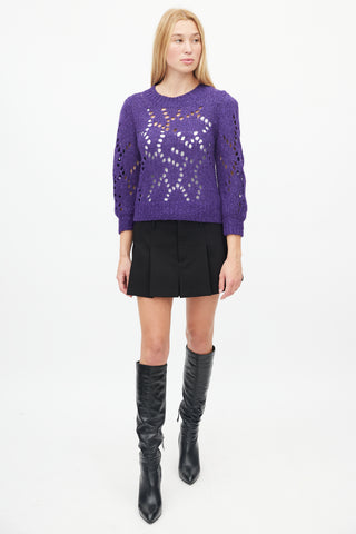 Isabel Marant Étoile // Purple Vasco Floral Print Cotton Jumpsuit – VSP  Consignment
