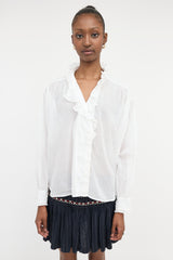 Isabel Marant Étoile // Sheer Pamias Blouse – VSP Consignment