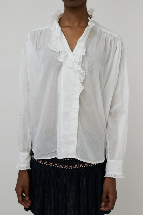 Isabel Marant Étoile Sheer Pamias Blouse