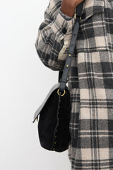 Isabel Marant Suede & Leather Asli Shoulder Bag