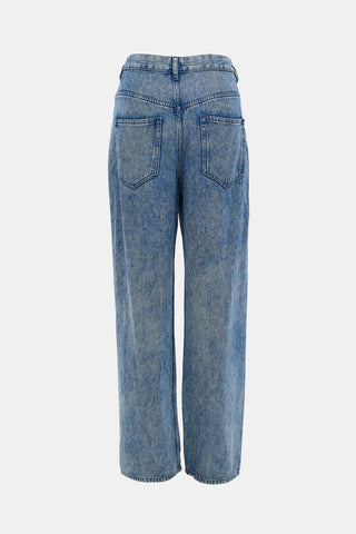 Isabel Marant Étoile Tilorsya Wide Leg Jeans