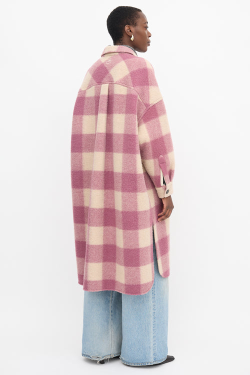 Isabel Marant Étoile Wool Fontizi Check Coat