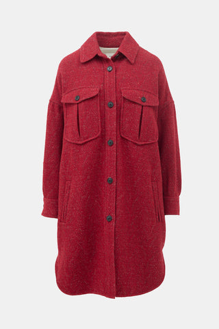 Isabel Marant Étoile Wool Obira Shirt Jacket