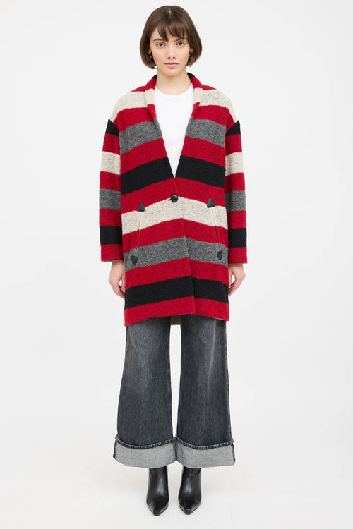 Isabel Marant Étoile Wool Striped Jacket